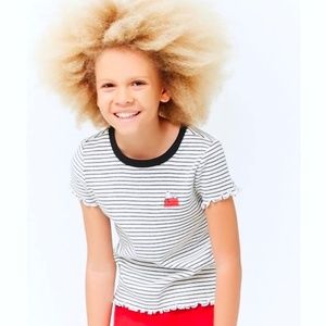 Forever 21 striped Snoopy shirt